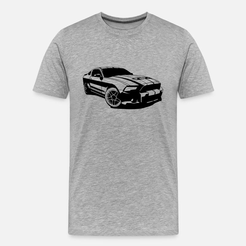 blockedTitle - Männer Premium Bio T-Shirt - Grau meliert