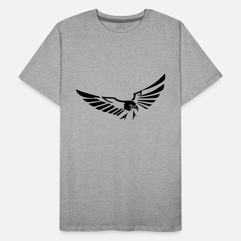 flying eagle opening its wings - 20 Men's Premium Organic T-Shirt