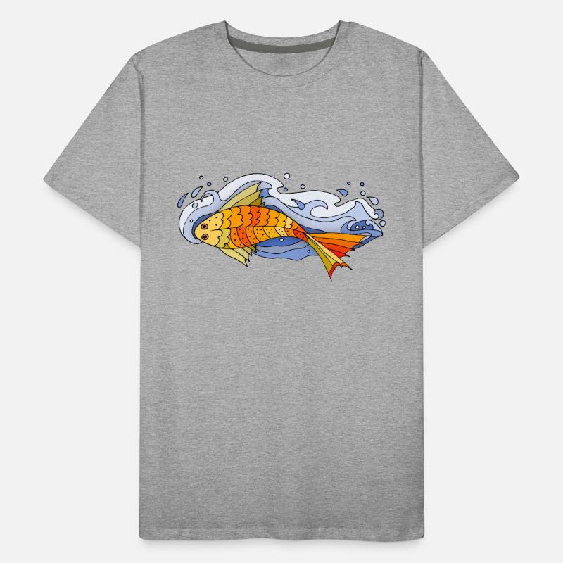 Fish Men's Premium Organic T-Shirt