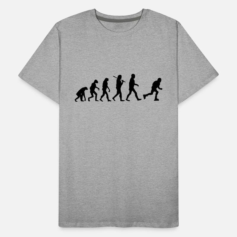 patins à roulettes Evolution T-shirt bio Premium Homme