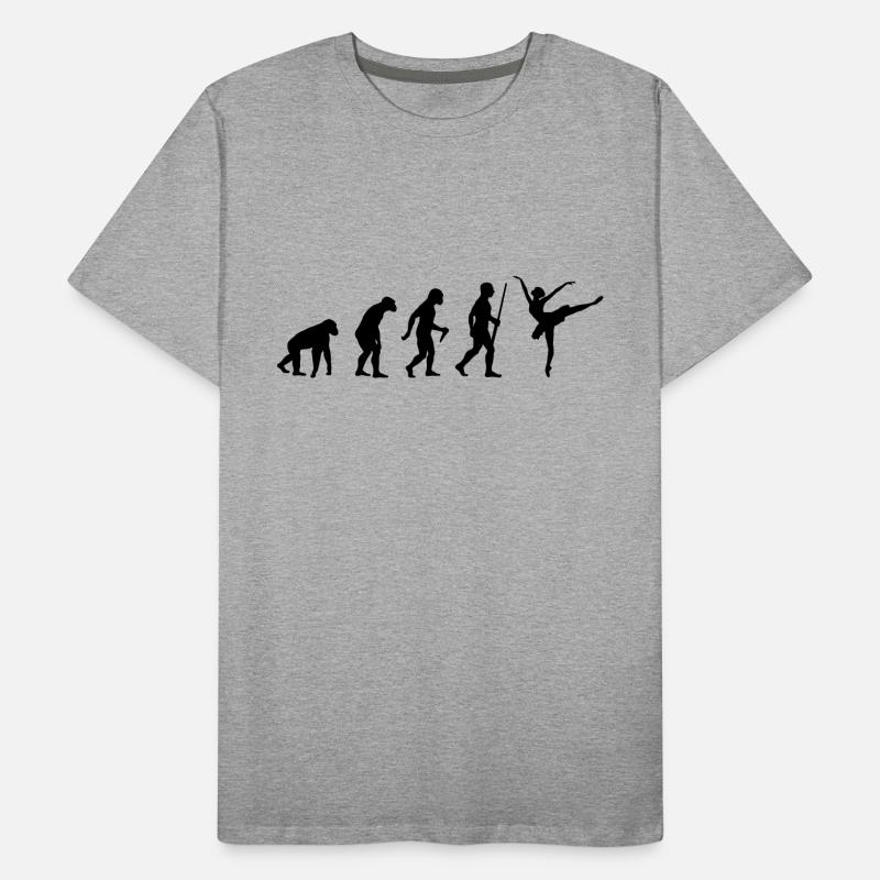 Ballett Evolution Männer Premium Bio T-Shirt