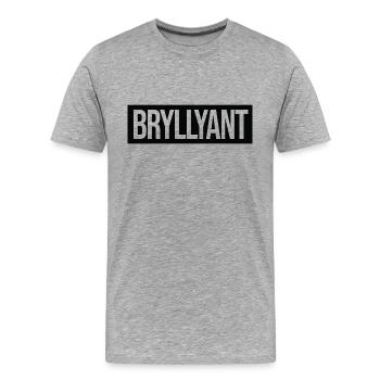 Elektronische Musik Bryllyant Geschenk - Männer Premium Bio T-Shirt - Grau meliert - Vorne - Damien (186cm)