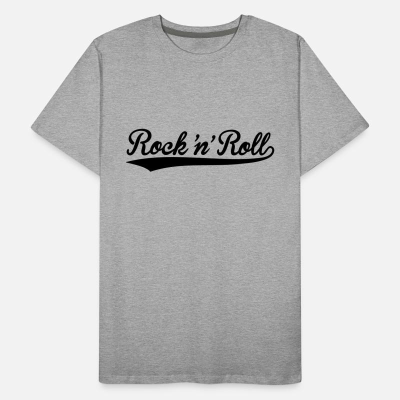 Rock n Roll Color Change Men's Premium Organic T-Shirt