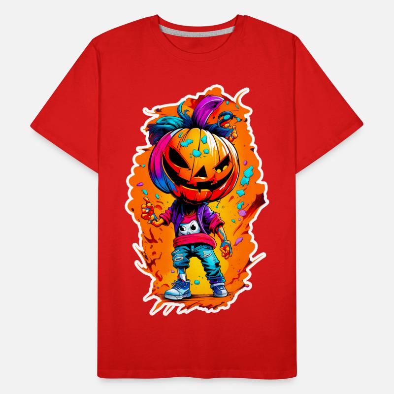 Jack o Lantern 01 Men's Premium Organic T-Shirt