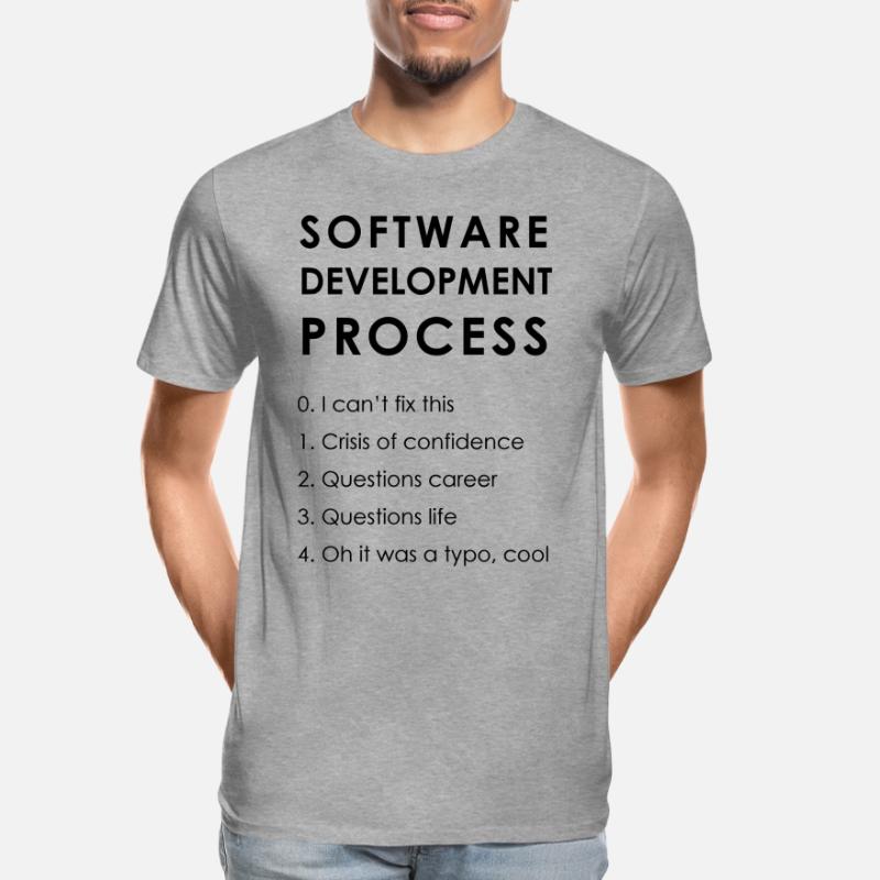 Software Development Process Men's Premium Organic T-Shirt