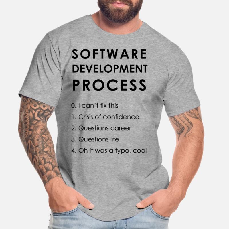 Software Development Process Men's Premium Organic T-Shirt