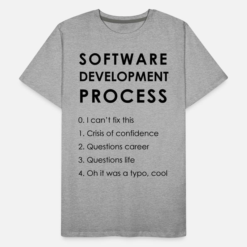 Software Development Process Men's Premium Organic T-Shirt
