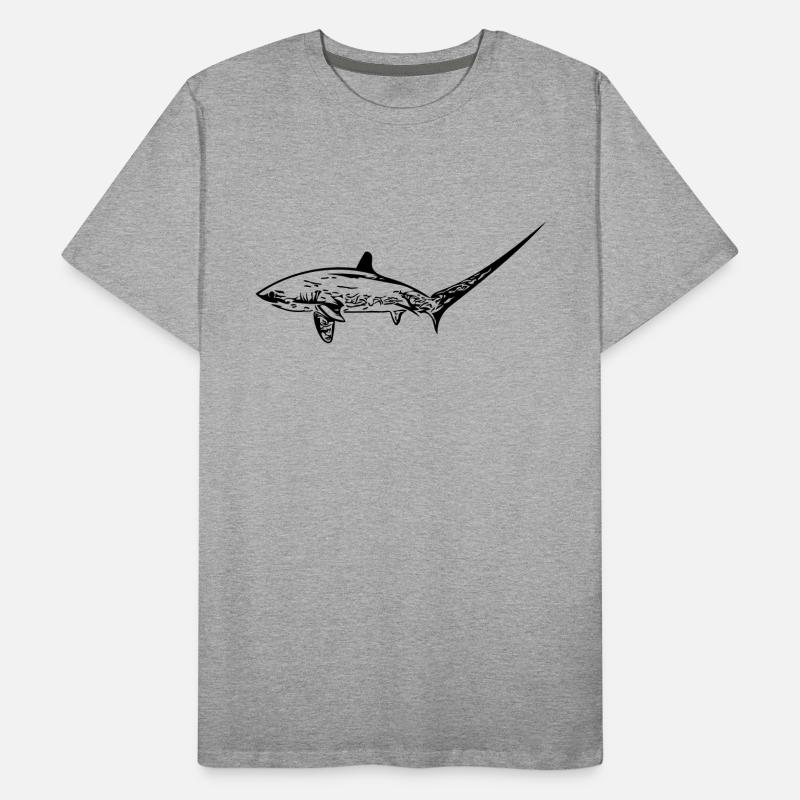 Requin renard élégant T-shirt bio Premium Homme
