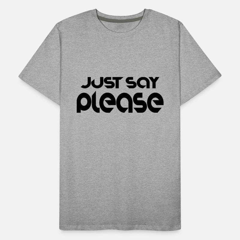 Spruch Text Slogan cool Männer Premium Bio T-Shirt
