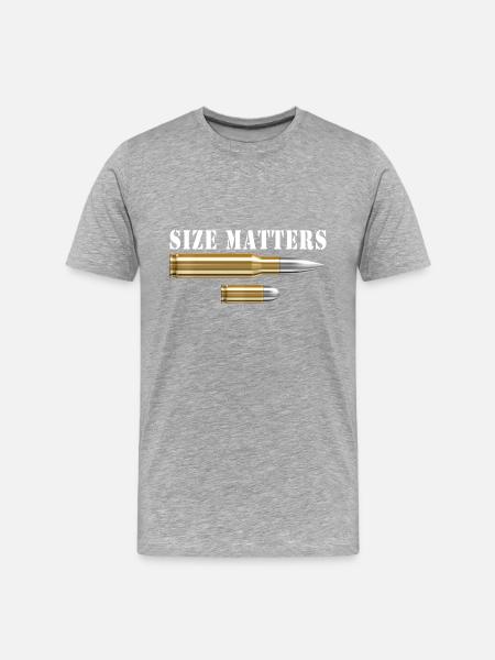 Size matters - Männer Premium Bio T-Shirt -