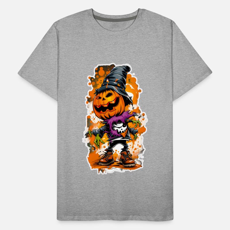 Jack o Lantern 02 Men's Premium Organic T-Shirt