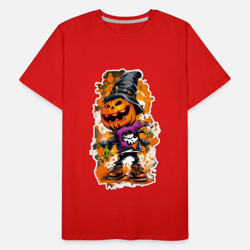 Jack o Lantern 02 Men's Premium Organic T-Shirt