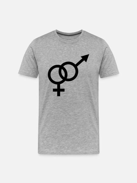 Amour - T-shirt bio Premium Homme - gris chiné