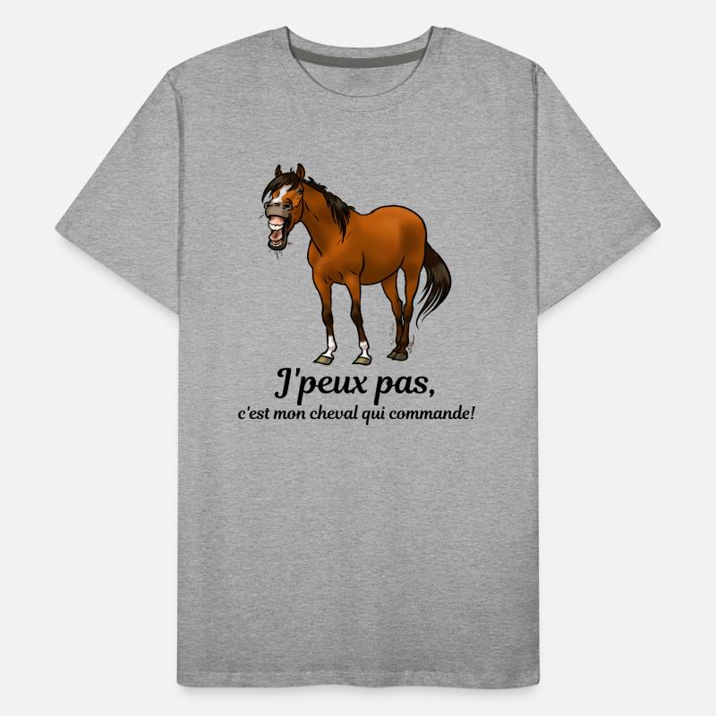Mon cheval commande T-shirt bio Premium Homme