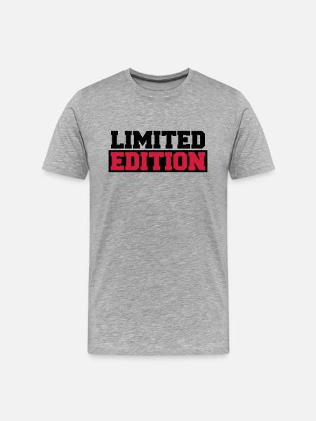Limited Edition - Men's Premium Organic T-Shirt - heather grey