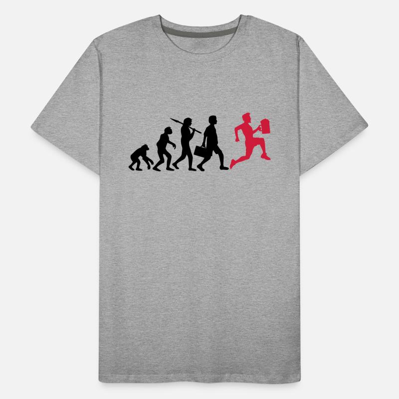 Course boire de bière Evolution T-shirt bio Premium Homme