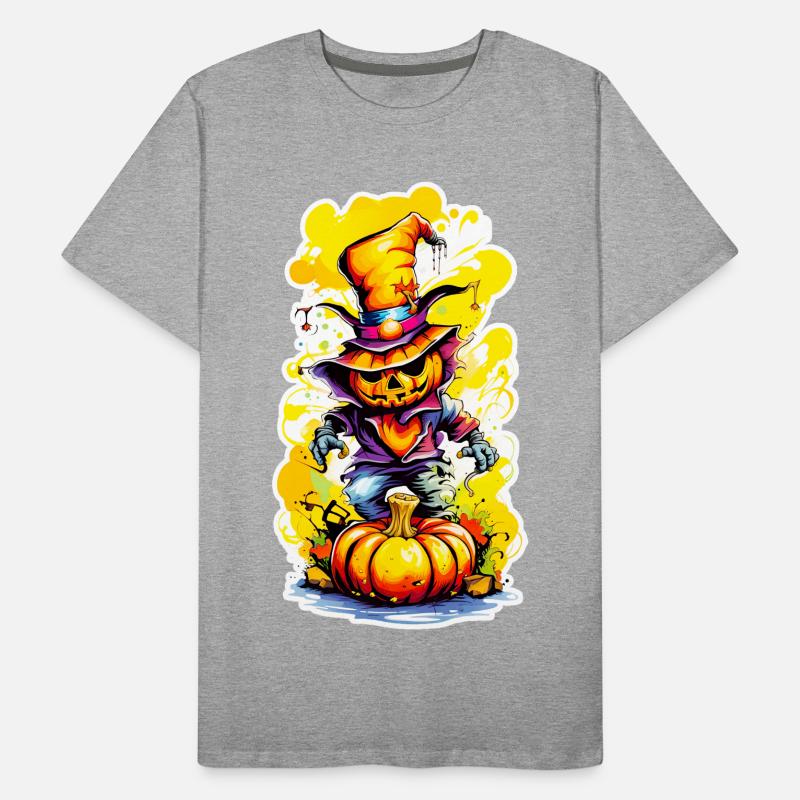 Jack o Lantern 03 Men's Premium Organic T-Shirt