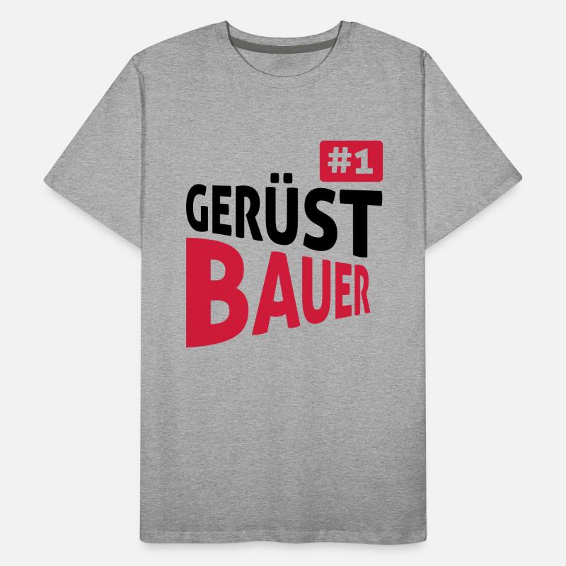 Gerüstbauer Männer Premium Bio T-Shirt