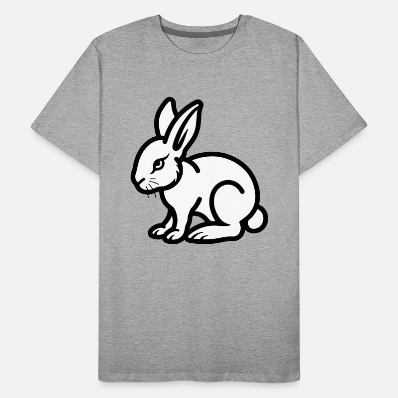 Bunny Easter Men's Premium Organic T-Shirt