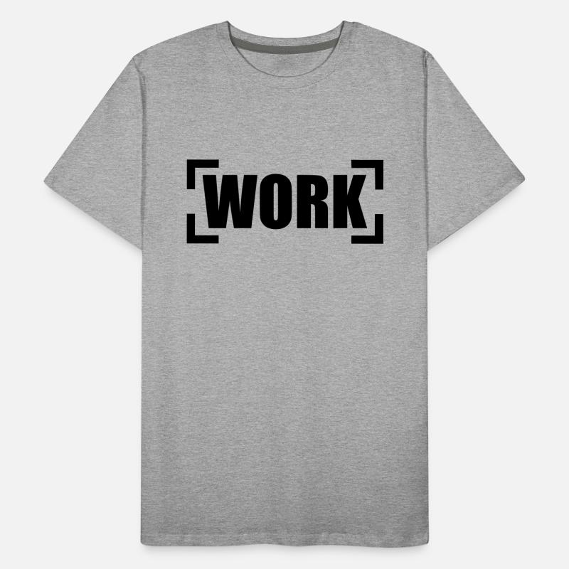 Work T-shirt bio Premium Homme