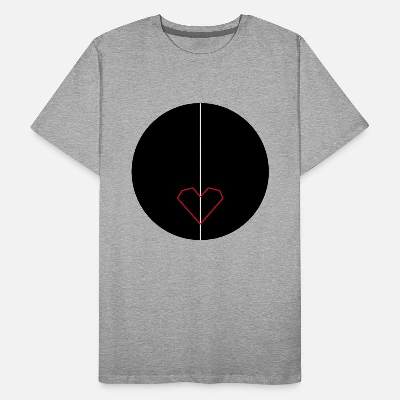 Black_heart, oder doch ein rotes ? Männer Premium Bio T-Shirt