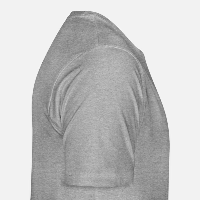 Neon-Kriegs Skull Design Männer Premium Bio T-Shirt