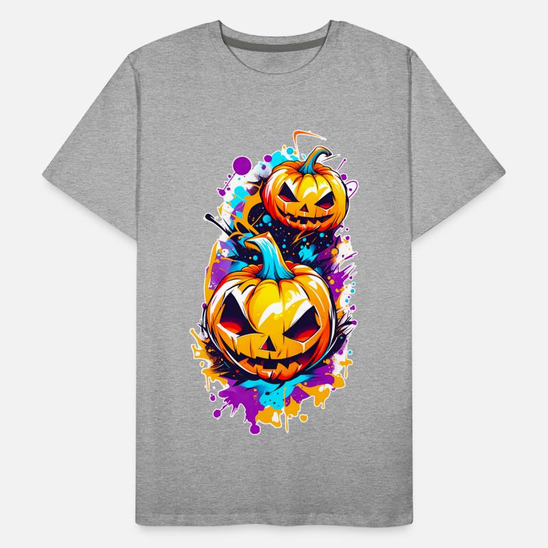 Jack o Lantern 01 Men's Premium Organic T-Shirt