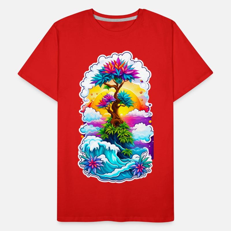 High waves 03 Männer Premium Bio T-Shirt