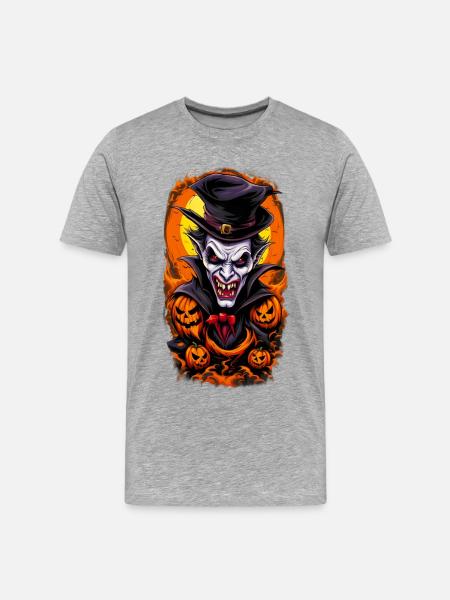 Vampire - T-shirt bio Premium Homme - gris chiné