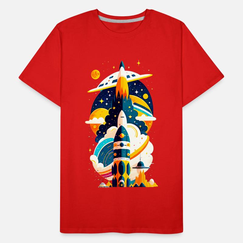 Rocket Space Men's Premium Organic T-Shirt
