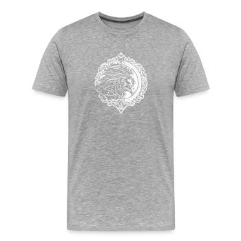 Nordmann - Männer Premium Bio T-Shirt - Grau meliert - Vorne - Damien (186cm)