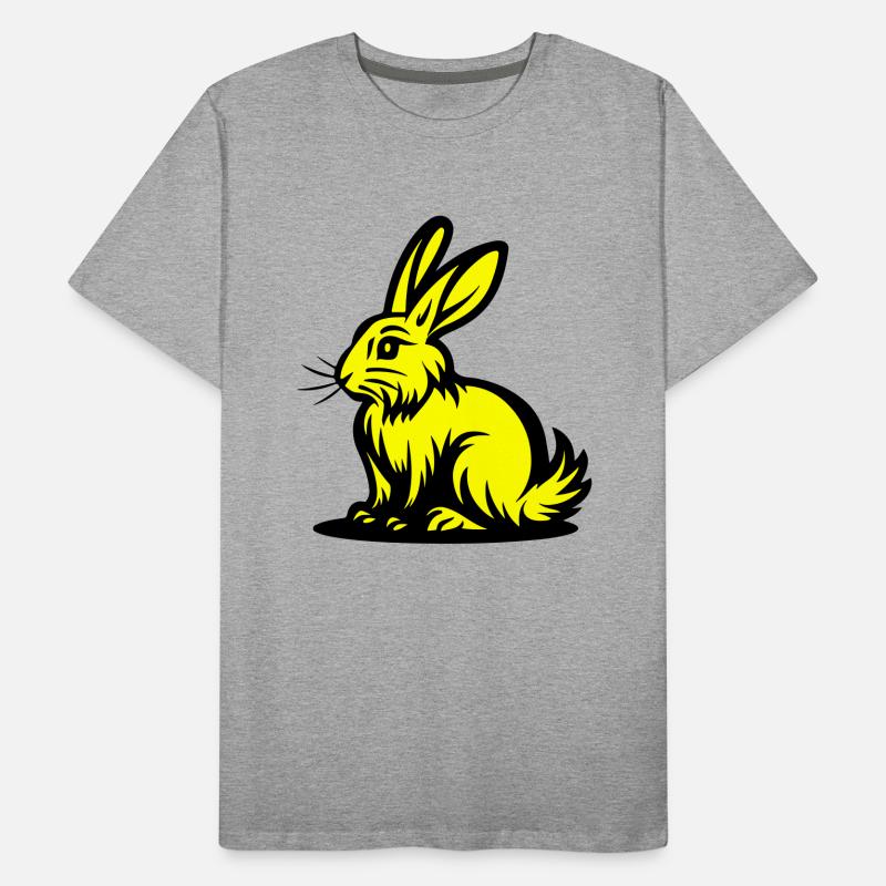 Bunny Easter Men's Premium Organic T-Shirt