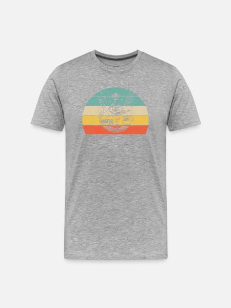Bäcker - Männer Premium Bio T-Shirt - Grau meliert