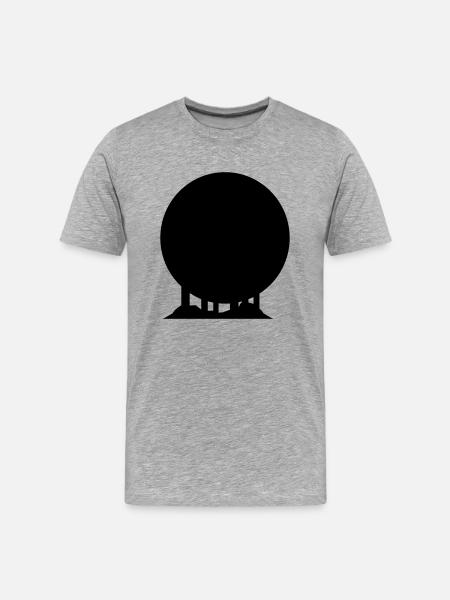 japan_gate_02 - T-shirt bio Premium Homme - gris chiné