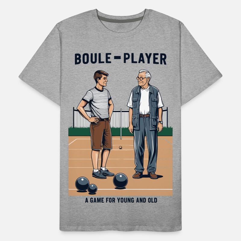 Boule player Men's Premium Organic T-Shirt