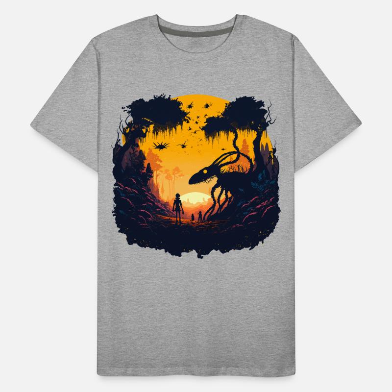 weird alien Men's Premium Organic T-Shirt