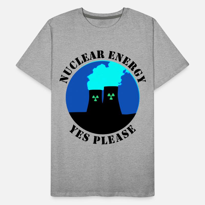Atomenergie, Ja bitte, Ja zu Atomkraft Männer Premium Bio T-Shirt