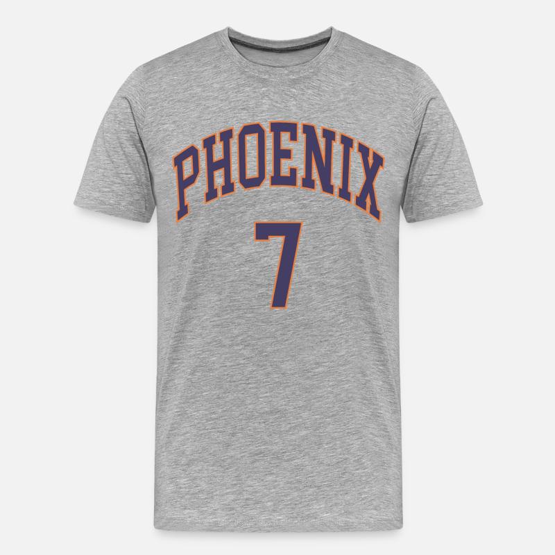 Phoenix 7 - Männer Premium Bio T-Shirt - Grau meliert