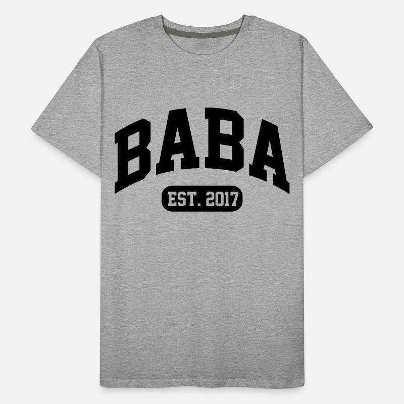 Baba Est 2017 T-shirt bio Premium Homme