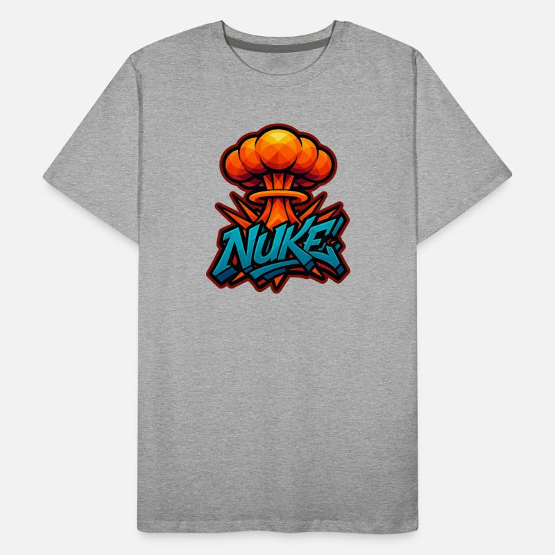 MICRO-ONDE!  - Explosion de graffitis | Design exclusif T-shirt bio Premium Homme