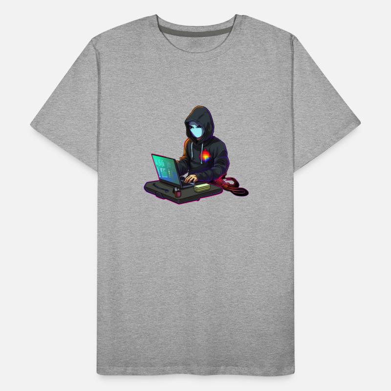 Codeur concentré T-shirt bio Premium Homme