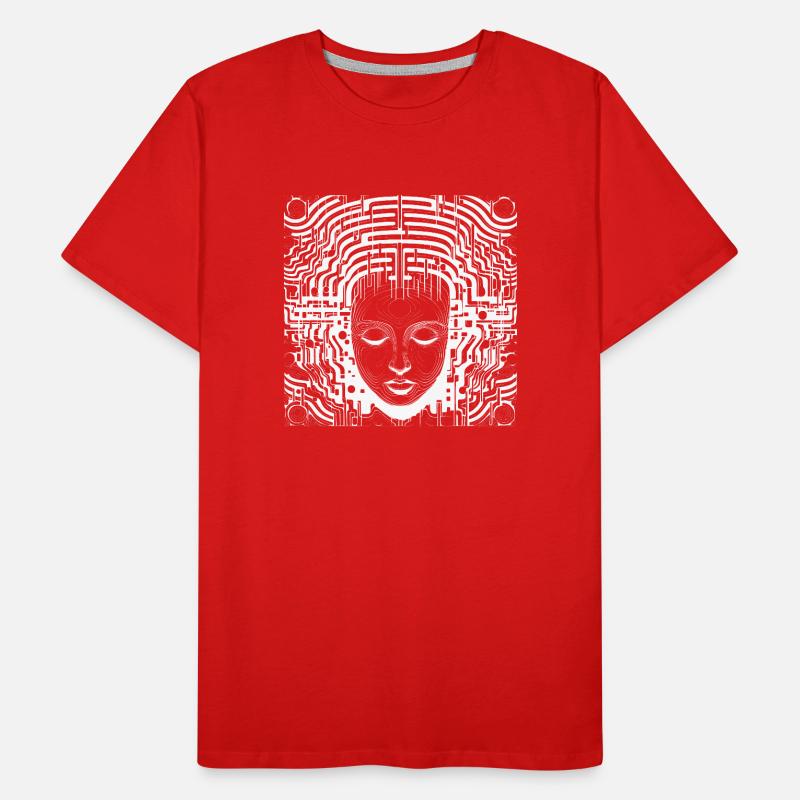 Brain Structures - Surreal Art Men's Premium Organic T-Shirt