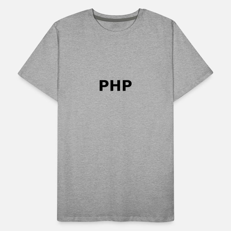 PHP for web designers Men's Premium Organic T-Shirt