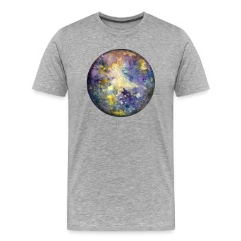 mercure - T-shirt bio Premium Homme - gris chiné - Devant - Damien (186cm)