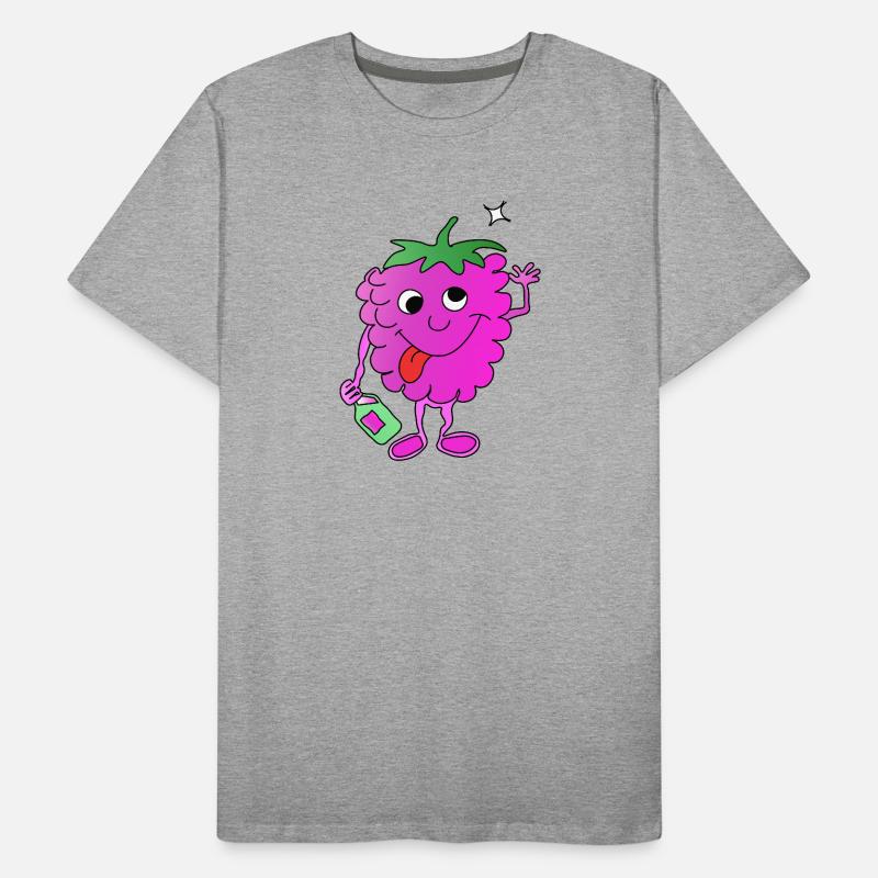 Drunk raspberry Men's Premium Organic T-Shirt