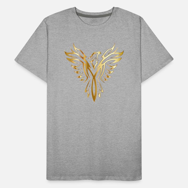 Phoenix Gold Männer Premium Bio T-Shirt