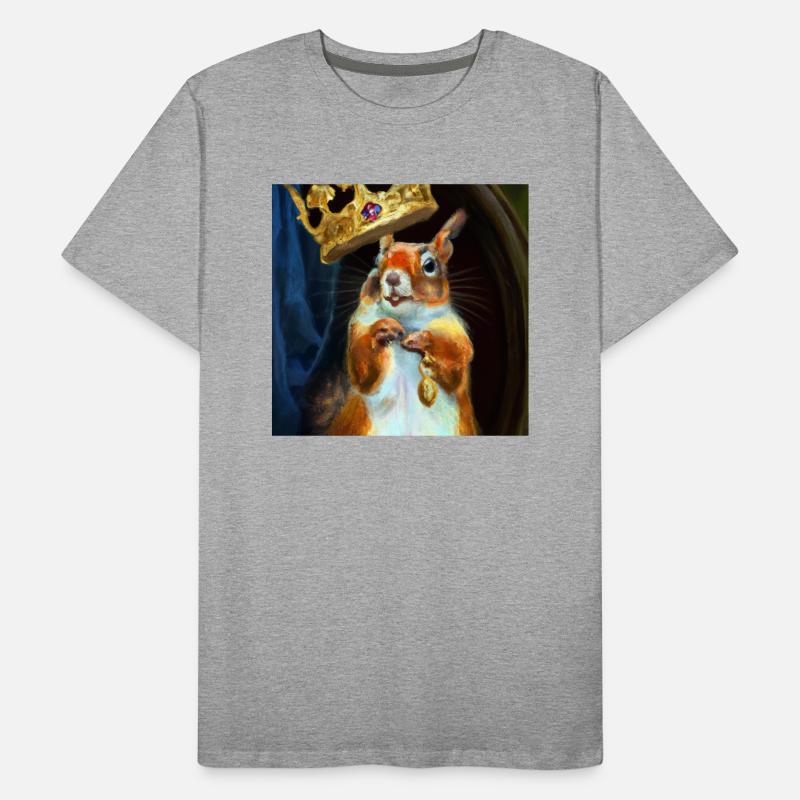 König Eichhörnchen Männer Premium Bio T-Shirt