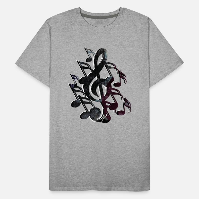 Clef Notes Men's Premium Organic T-Shirt