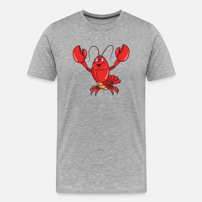 Hummer - Männer Premium Bio T-Shirt - Grau meliert