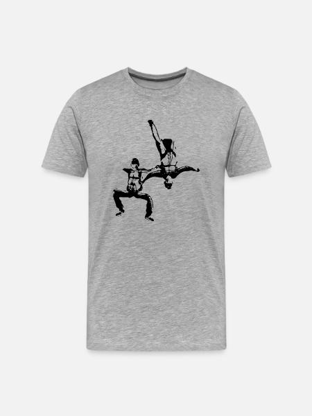 Free Fly - T-shirt bio Premium Homme - gris chiné